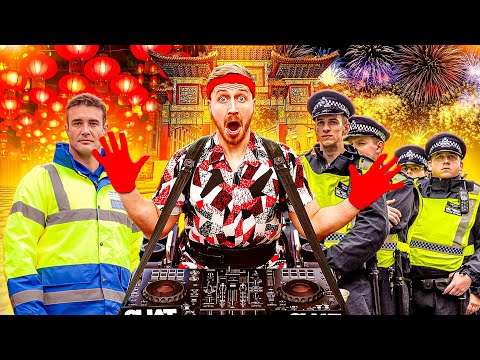 Security Intercept DJ at Chinese New Year
